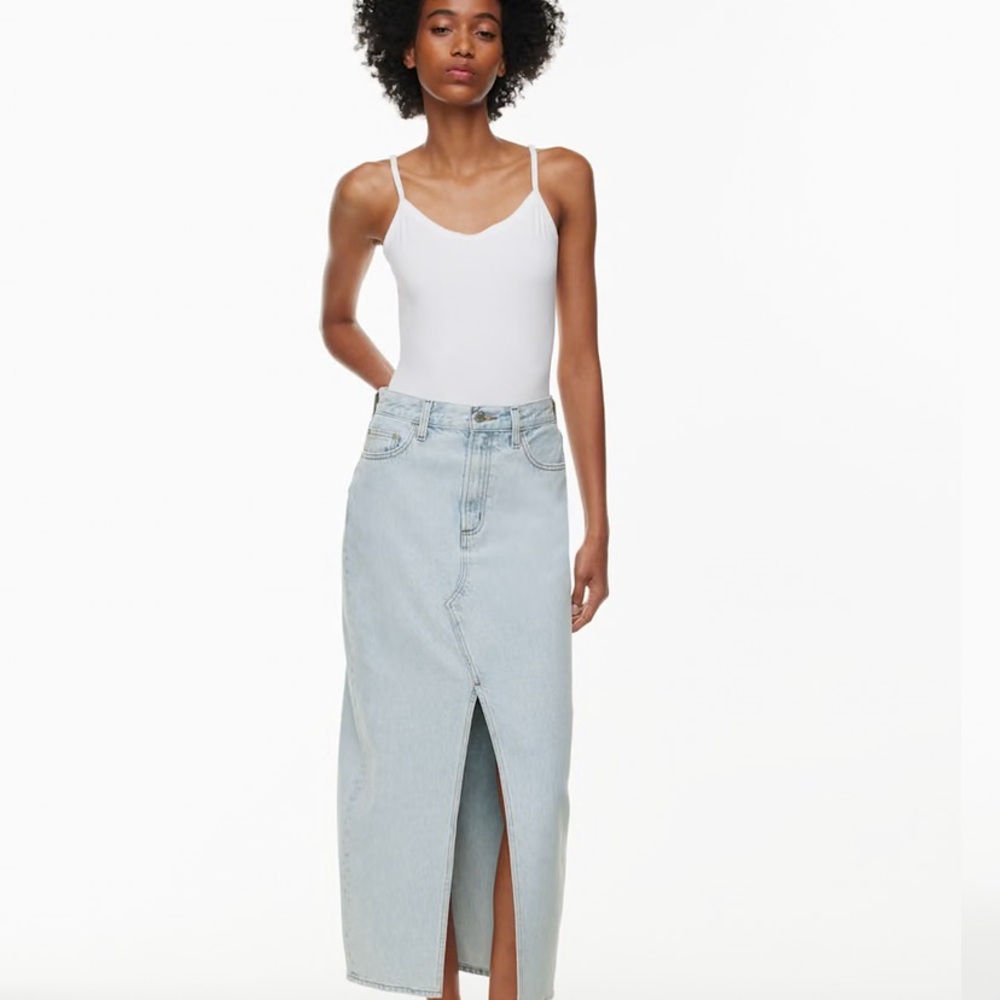 DENIM FORUM Denim 90s Maxi Skirt size 27